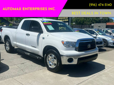 2010 Toyota Tundra for sale at AUTOMAX ENTERPRISES INC. in Roseville CA