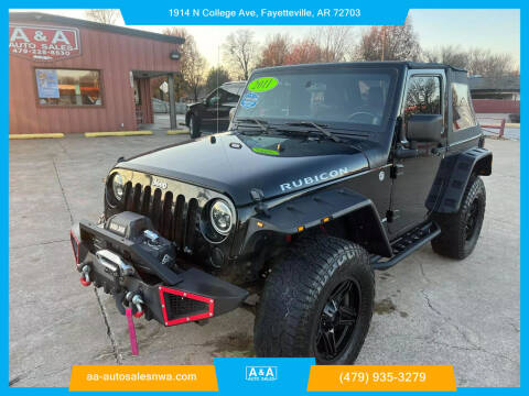 2011 Jeep Wrangler for sale at A & A Auto Sales in Fayetteville AR