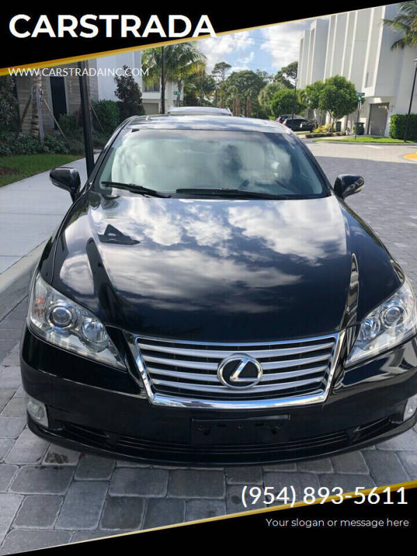 2012 Lexus ES 350 for sale at CARSTRADA in Hollywood FL