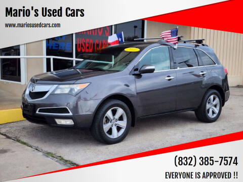 2011 Acura MDX for sale at Mario's Used Cars in Houston TX
