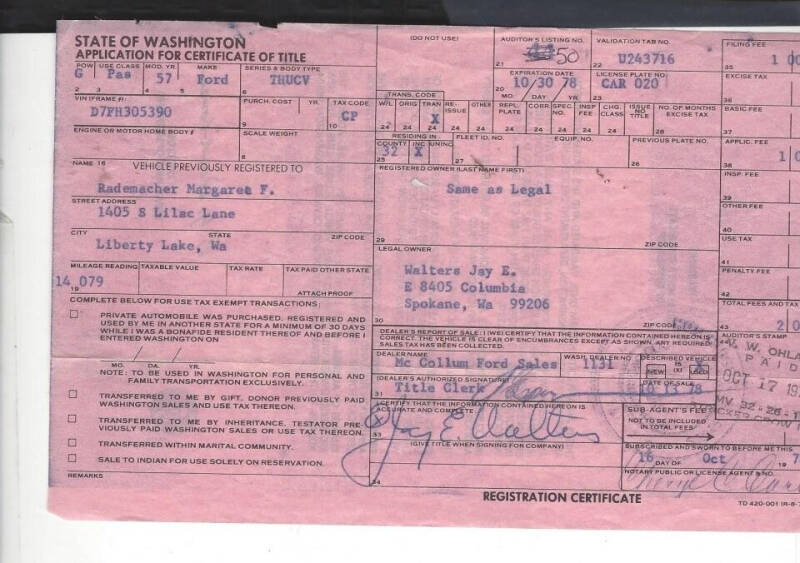 1957 Ford Thunderbird