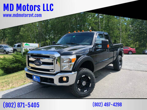 2012 Ford F-250 Super Duty for sale at MD Motors LLC in Williston VT