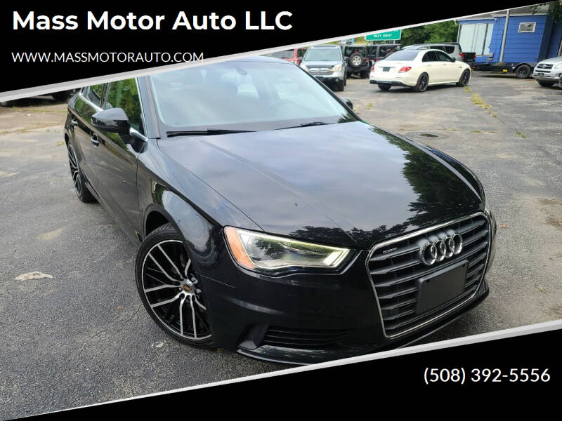 2015 Audi A3 for sale at Mass Motor Auto LLC in Millbury MA