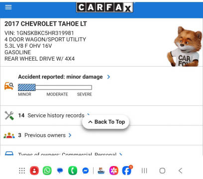 2017 Chevrolet Tahoe LT