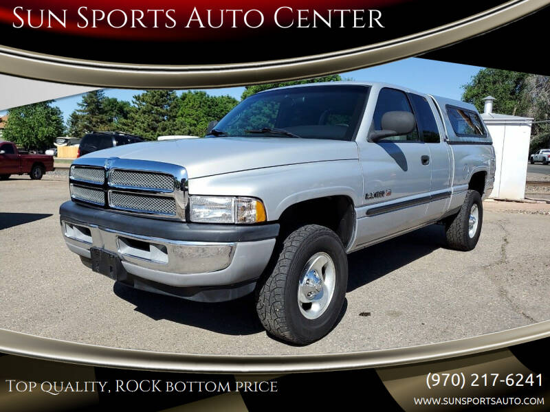 2001 Dodge Ram Pickup 1500 for sale at Sun Sports Auto Center in Loveland CO