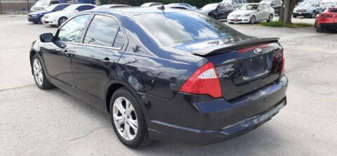 2012 Ford Fusion for sale at S.A. BROADWAY MOTORS INC in San Antonio TX