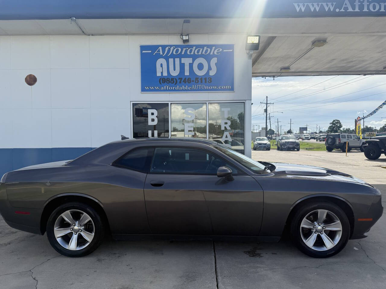 Black 2015 Dodge Challenger SXT SXT 2dr Coupe 1