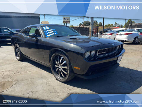 2010 Dodge Challenger for sale at WILSON MOTORS in Stockton CA