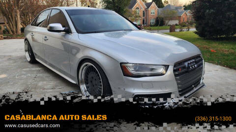 2013 Audi S4 for sale at CASABLANCA AUTO SALES in Greensboro NC