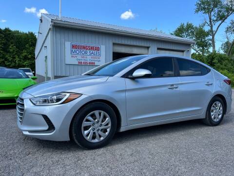 2017 Hyundai Elantra for sale at HOLLINGSHEAD MOTOR SALES in Cambridge OH