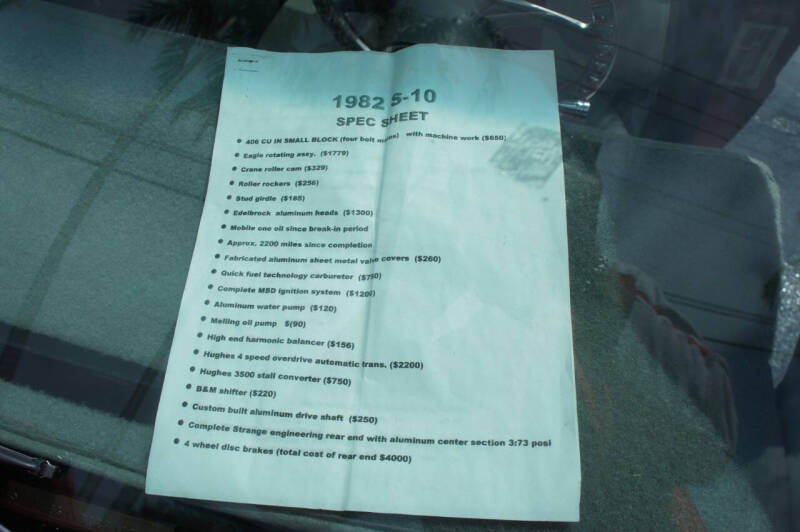 1982 Chevrolet S-10
