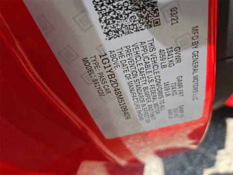 2021 Chevrolet Corvette Stingray