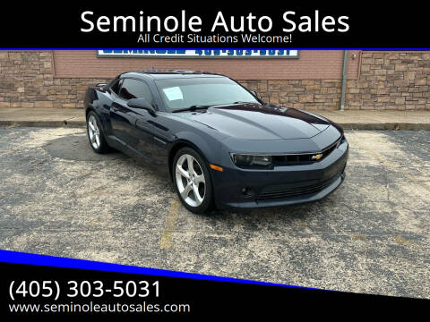 2015 Chevrolet Camaro for sale at Seminole Auto Sales in Seminole OK