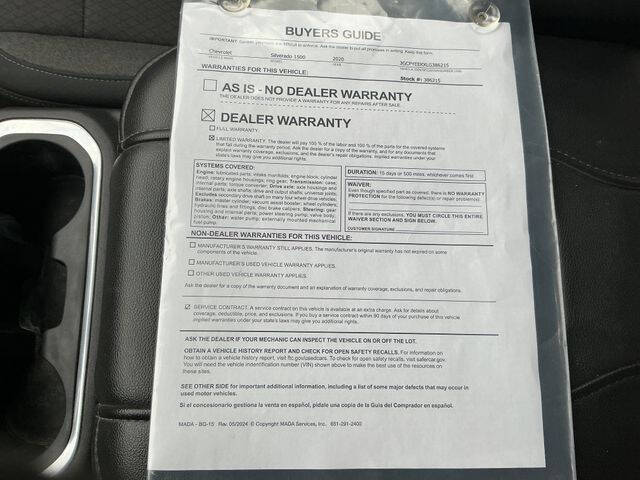 2020 Chevrolet Silverado 1500