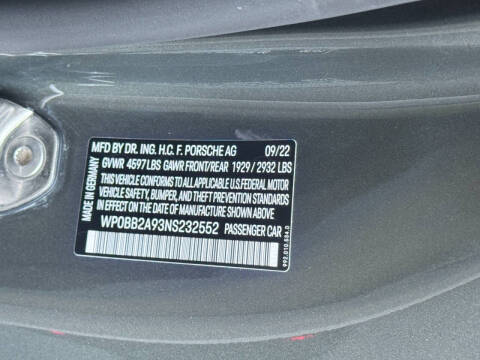 2022 Porsche 911 Targa 4 GTS