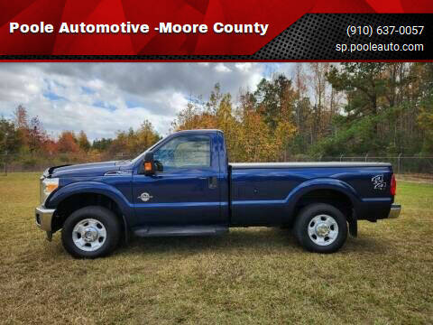 2011 Ford F-250 Super Duty for sale at Poole Automotive in Laurinburg NC
