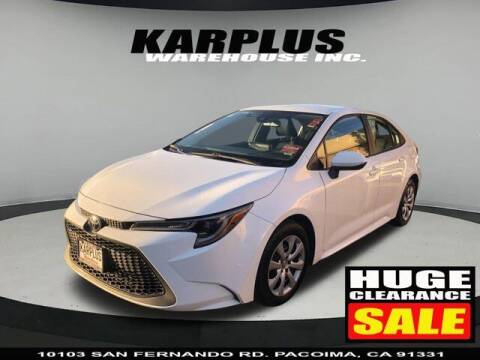 2020 Toyota Corolla for sale at Karplus Warehouse in Pacoima CA
