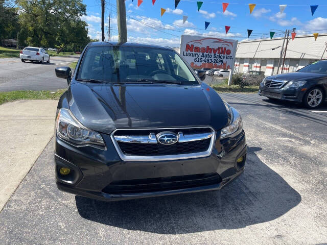 2012 Subaru Impreza for sale at Nashville Luxury Auto Sales in Nashville, TN