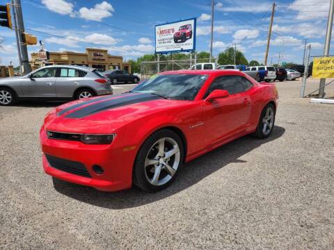 2014 Chevrolet Camaro for sale at AUGE'S SALES AND SERVICE in Belen NM