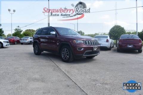 2020 Jeep Grand Cherokee for sale at Strawberry Road Auto Sales in Pasadena TX