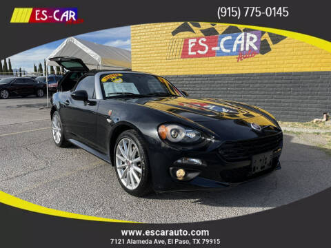 2017 FIAT 124 Spider for sale at Escar Auto in El Paso TX