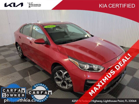 2021 Kia Forte for sale at PHIL SMITH AUTOMOTIVE GROUP - Phil Smith Kia in Lighthouse Point FL