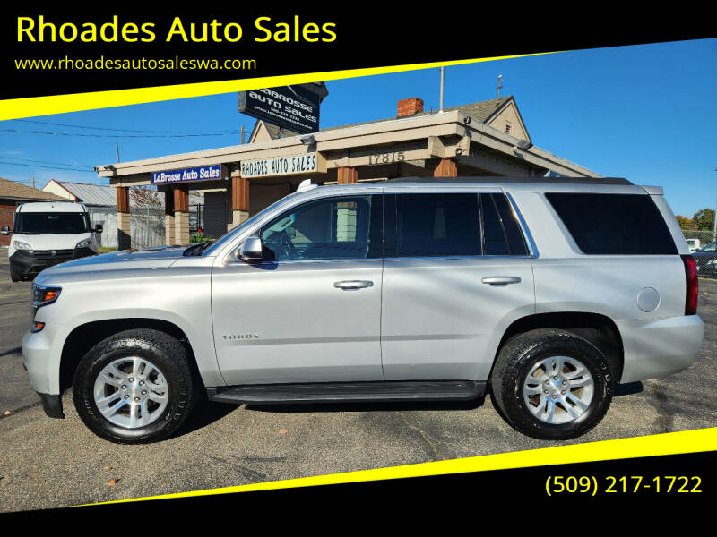 2017 Chevrolet Tahoe for sale at Rhoades Auto Sales in Spokane Valley WA