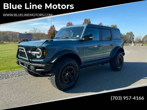 2021 Ford Bronco for sale at Blue Line Motors in Winchester VA