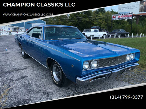 1968 Dodge Coronet for sale at CHAMPION CLASSICS LLC in Foristell MO