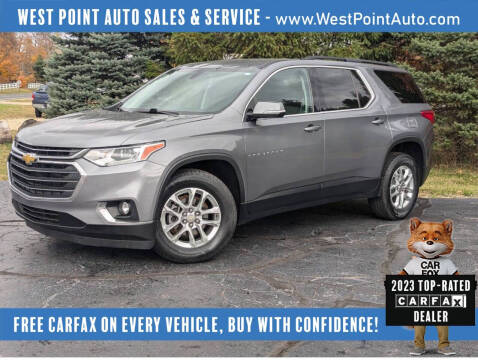 2019 Chevrolet Traverse for sale at West Point Auto Sales & Service in Mattawan MI