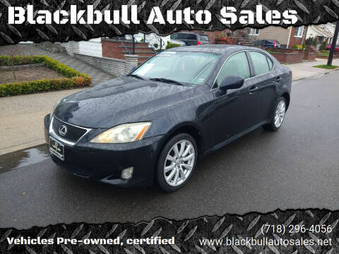2008 Lexus IS 250 for sale at Blackbull Auto Sales in Ozone Park NY