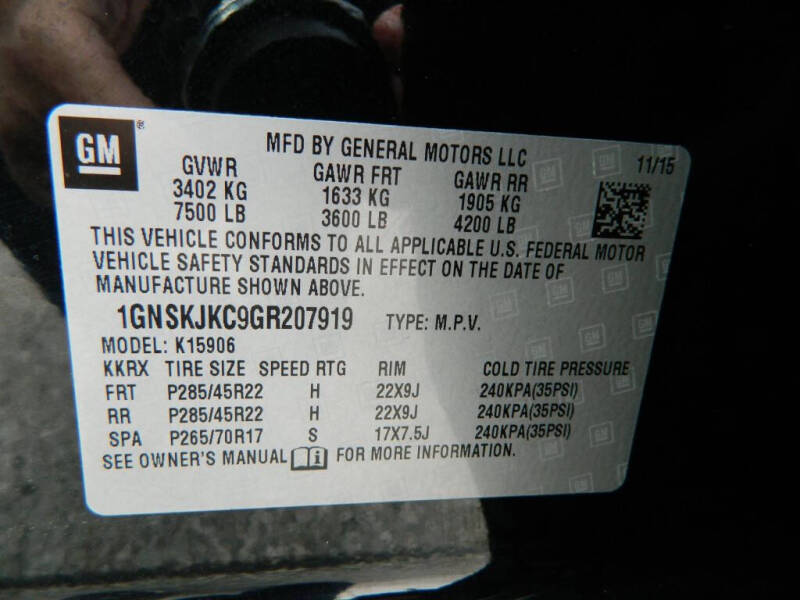 2016 Chevrolet Suburban LTZ