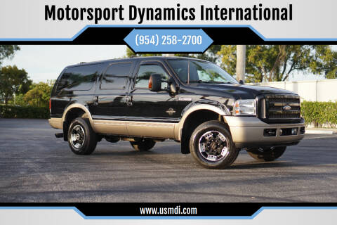 2005 Ford Excursion for sale at Motorsport Dynamics International in Pompano Beach FL