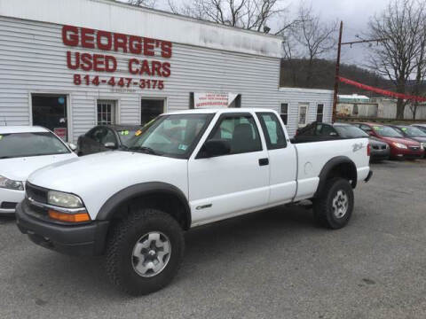 2003 Chevrolet S-10 for sale at George's Used Cars Inc in Orbisonia PA