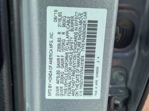 2019 Honda Accord Sport