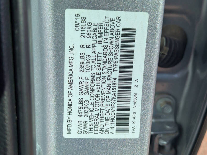 2019 Honda Accord Sport