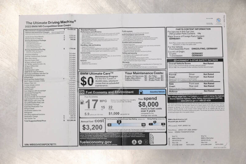 2023 BMW M8 Competition