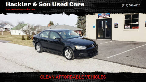 2012 Volkswagen Jetta for sale at Hackler & Son Used Cars in Red Lion PA