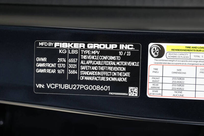 2023 Fisker Ocean Ultra