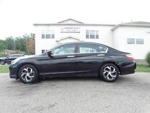 2016 Honda Accord for sale at SOUTHERN SELECT AUTO SALES in Medina OH