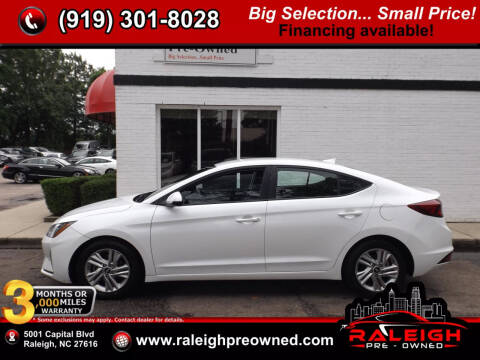 2020 Hyundai Elantra for sale at Raleigh Pre-Owned in Raleigh NC