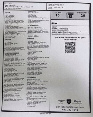 2018 Land Rover Range Rover Sport SVR