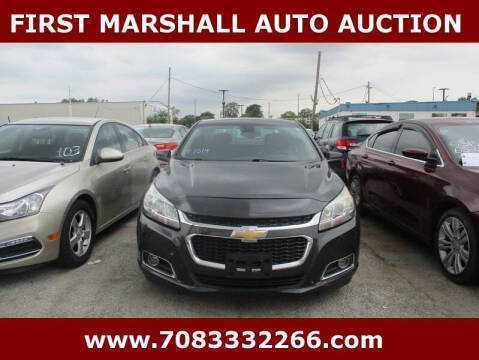 2015 Chevrolet Malibu for sale at First Marshall Auto Auction in Harvey IL