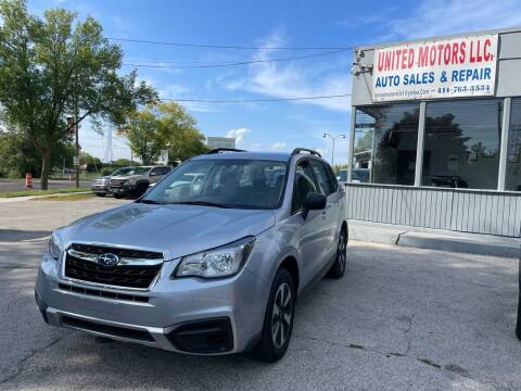 2018 Subaru Forester for sale at United Motors LLC in Saint Francis WI