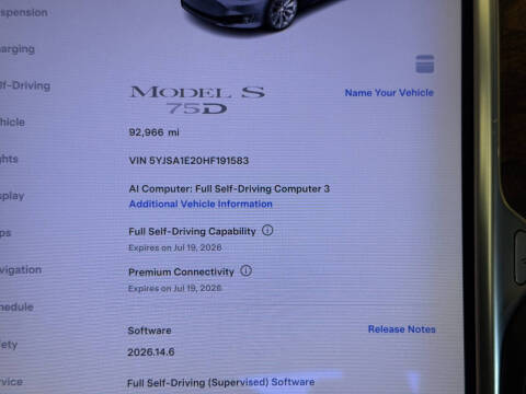 2017 Tesla Model S 75D
