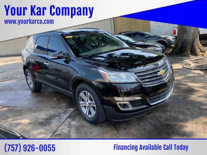 2016 Chevrolet Traverse for sale at Your Kar Company in Norfolk VA
