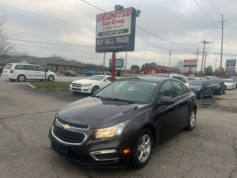 2016 Chevrolet Cruze Limited for sale at Unlimited Auto Group in West Chester OH