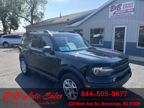 2021 Ford Bronco Sport for sale at B & B Auto Sales in Brookings SD