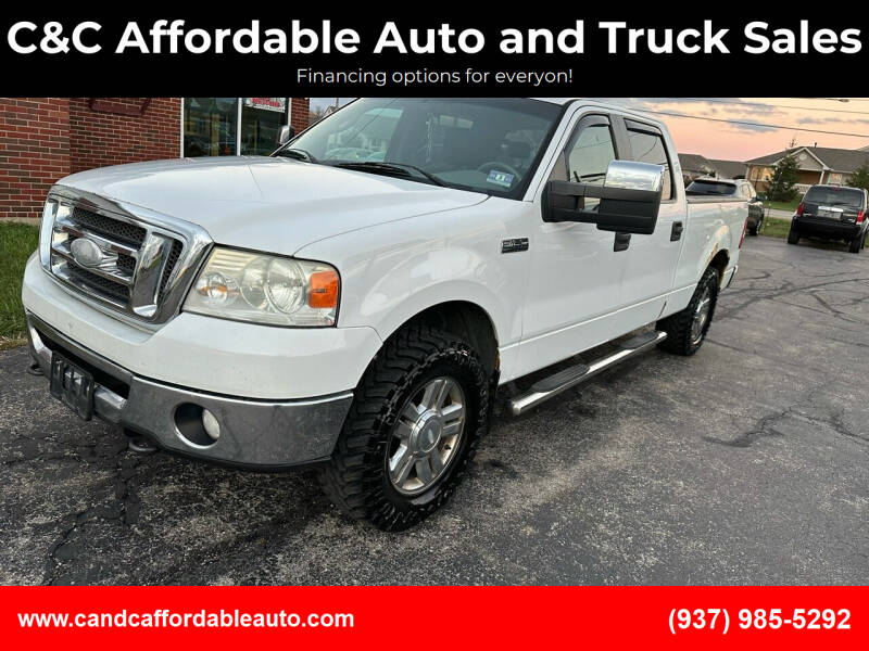 2008 Ford F-150 for sale at C&C Affordable Auto and Truck Sales in Tipp City OH