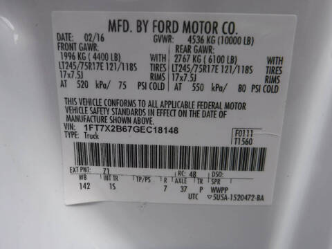 2016 Ford F-250 Super Duty